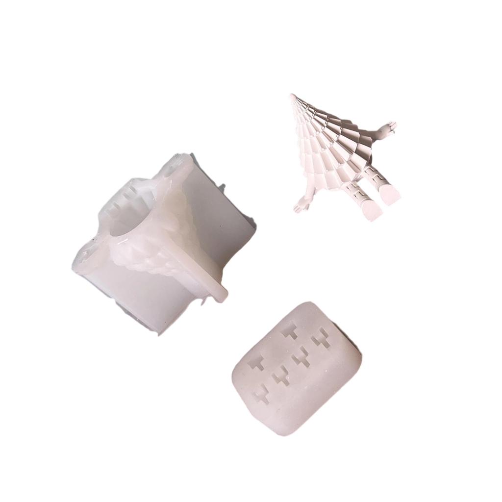 Christmas Tree Baby Candle Molds Casting Molds Silicone Mould Ornament Molds Epoxy Resin Molds Candle Making Molds