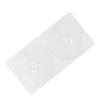 2 Pcs Anti Wrinkle Silicone Nipple Pads Reusable Ultra Thin Round Anti Wrinkle Chest Patces for Women