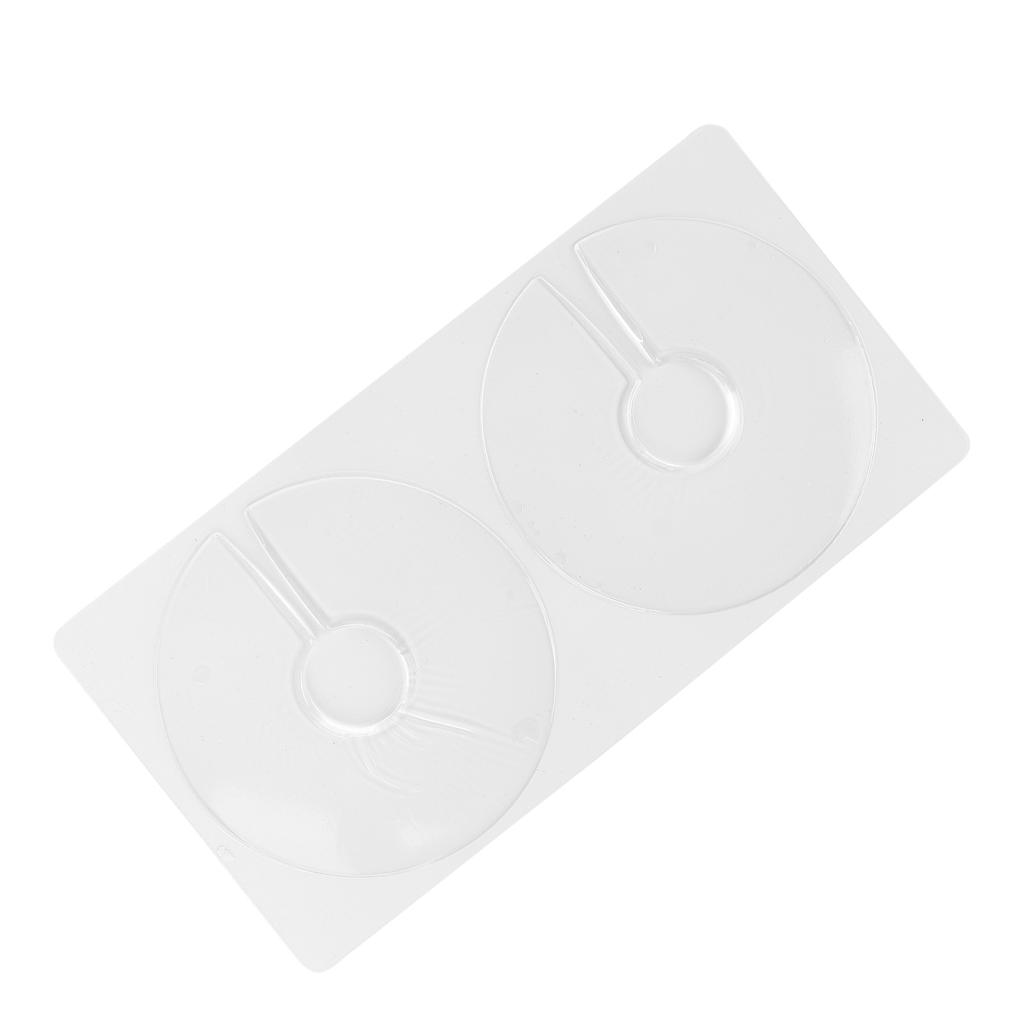 2 Pcs Anti Wrinkle Silicone Nipple Pads Reusable Ultra Thin Round Anti Wrinkle Chest Patces for Women