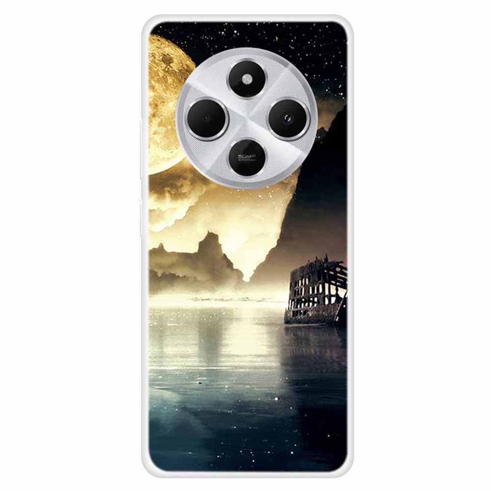 TPU Case for Xiaomi Redmi 14C 4G/14R 5G/Poco C75 4G Pattern Printing Anti-Drop Phone Back Cover