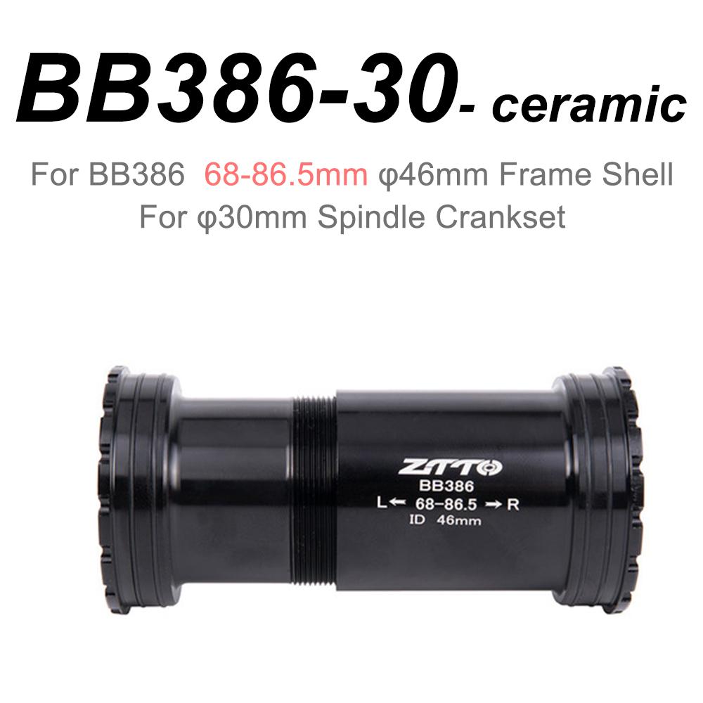 ZTTO BB386 Press Fit Bicycle Bottom Bracket And Install Tool Steel Ceramic Bearing 24 30mm MTB Road Bike BB DUB GXP Crankset