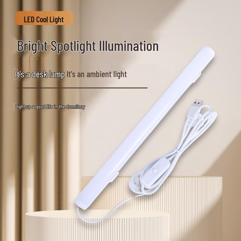 Modern Minimalist LED Desk and Ceiling Lamp - Dimmable, Color-Changing, Perfect for Student Dorms