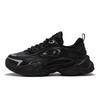 Force Casual Low-Top Sneakers Women Sneakers Black Silver Gray T12W441123FBS