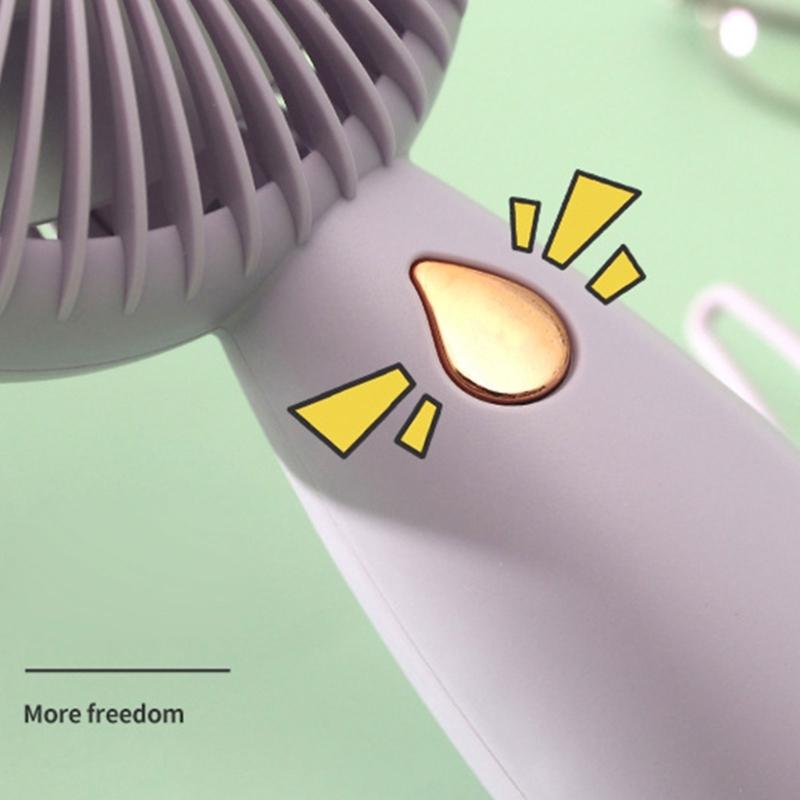 Pocket USB Fan Mini Fan Rechargeable USB Fan Handheld Fan Hand Fan with Lanyard, Perfect for Traveling Convenient Use