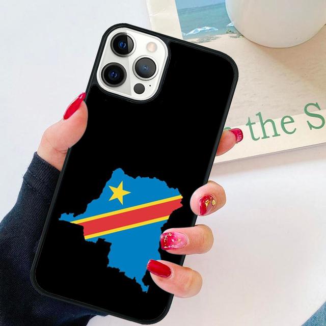 Congo Democratic Republic Flag Phone Case for iPhone 17 Air 16 PRO MAX 15 14 PLUS 12 11 13 coque Cover Fundas coque