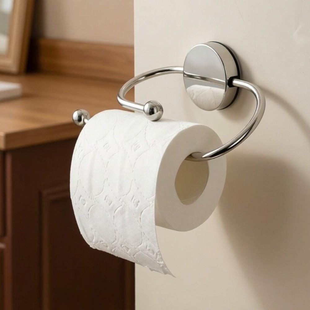 with Suction Cup Bathroom Tissue Holder Stainless Steel Roll Holder Toilet
