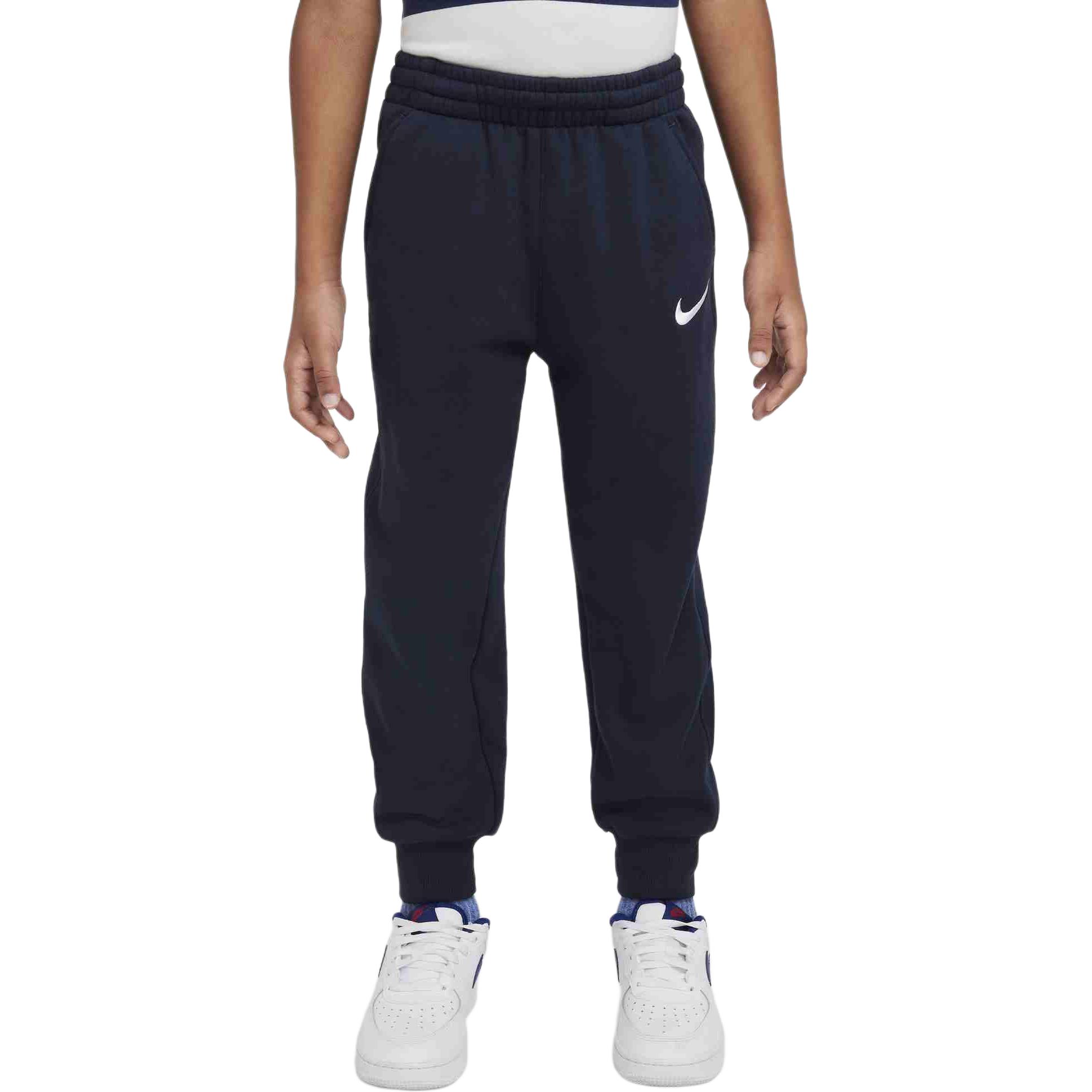 

Nike Fashion Comfortable Soft Versatile Knitted Sports Pants Kids bottoms Deep-Navy IB2555-410 L