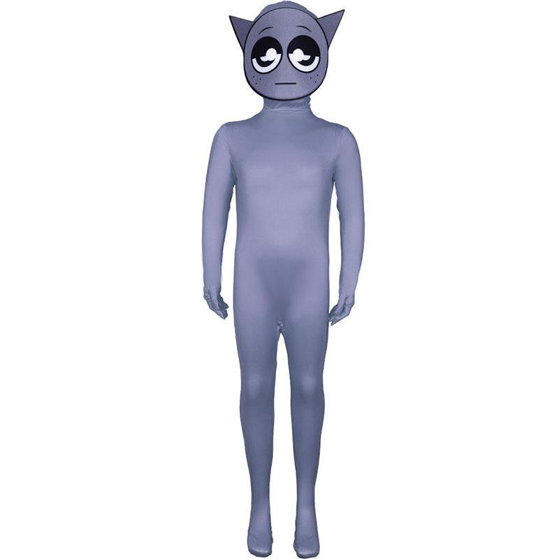 Costume Cosplay Incredibox Garçon Enfant Monstre Jeu Vêtements Créatif Noël Adulte Cosplay Kids 140 gray
