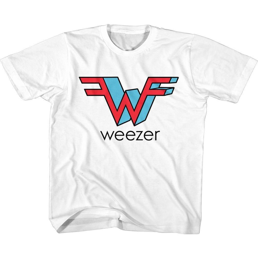 

Kids Weezer 3D W White Alternative Rock Music Band T-shirt Tops Tees Men s Women s Unisex L