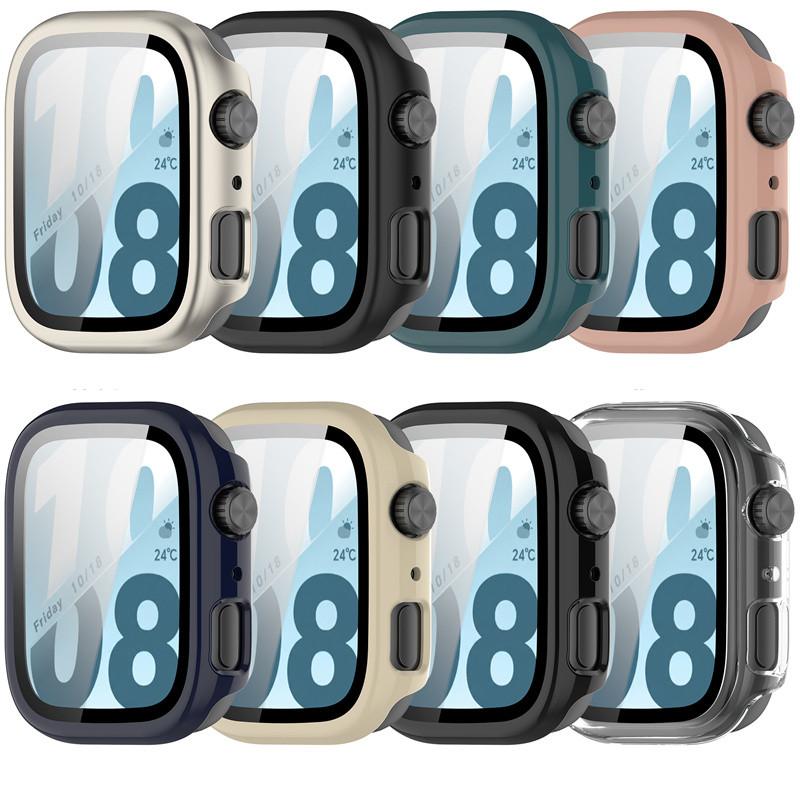 PC+Tempered Glass Case for Honor Watch X5i Smart Watch Strap Protective Cover Bumper Honor Watch X5i Screen Protector Accessories