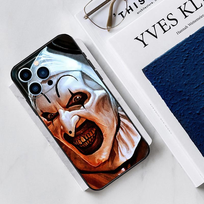 Terrifier Hoesje Voor iPhone 15 16 Pro Max 14 12 11 13 Pro Max Plus XR X XS Max 12 13 Mini Cover