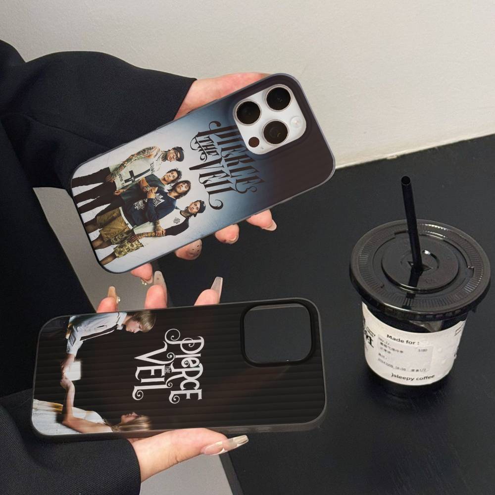 P-Pierce The Veil Band Handyhülle Für iPhone 17 16 15 14 Plus 11 12 13 Pro Max Stoßfester Schutz Weiche Rückabdeckung