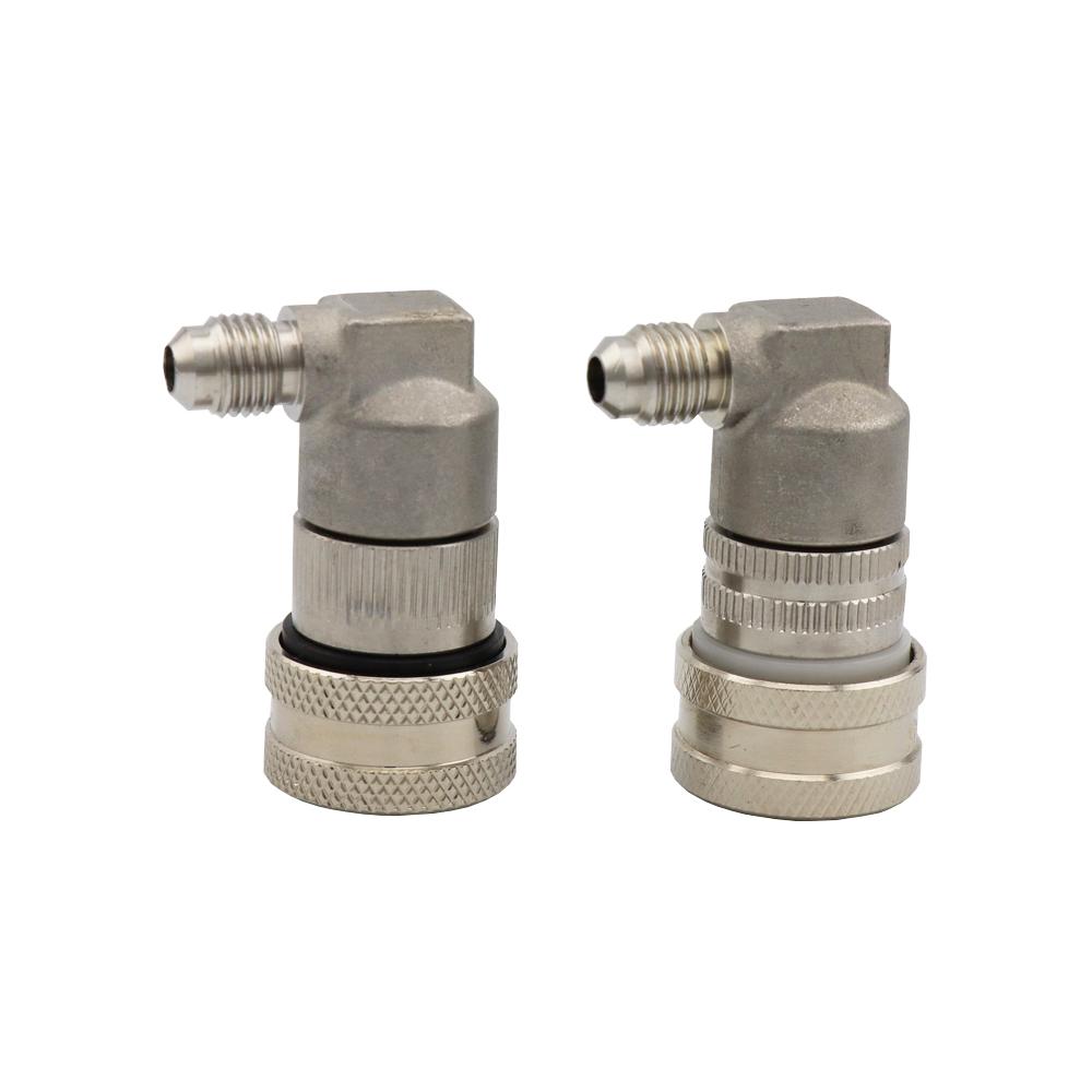 Beer Growler Spear Dispenser Tap With Stainless Steel Ball Lock Disconnects 30cm Hose Tube For Beer Brewing 2/3.6/4/5/8/10L Keg