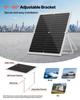 30W 12V Solar Panel Battery Charger, Solar Battery Trickle Charger Maintainer with Intelligent MPPT Controller & Adjustable Mount Bracket, IP67