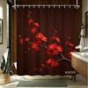 Watercolor Lavender Bouquet Waterproof Shower Curtain For Bathroom Decor