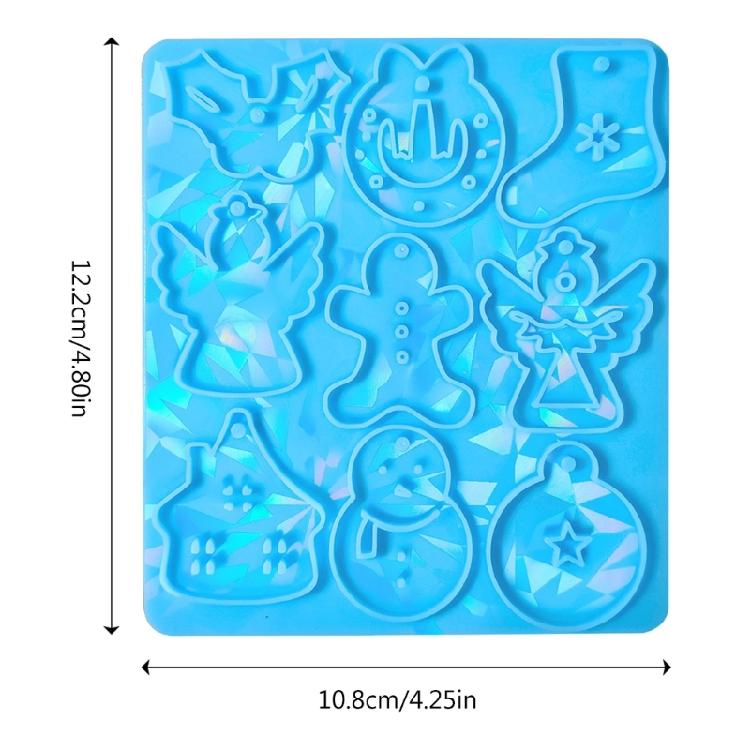 Light and Shadow Keychain Mold DIY Epoxy Craft Necklace Pendant Jewelry Mold