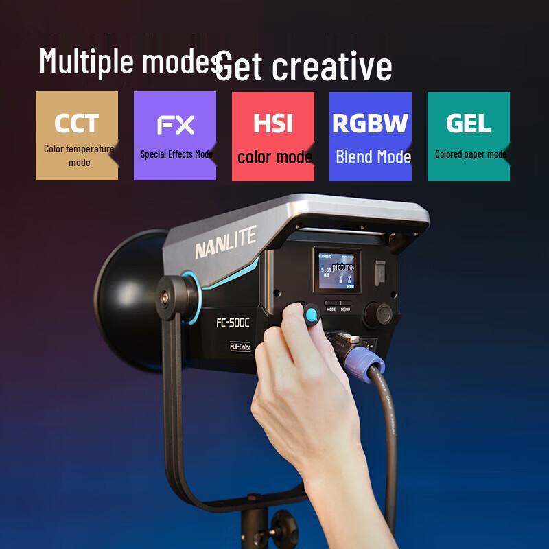 NANLITE FC-500C RGB LED Photography Fill Light