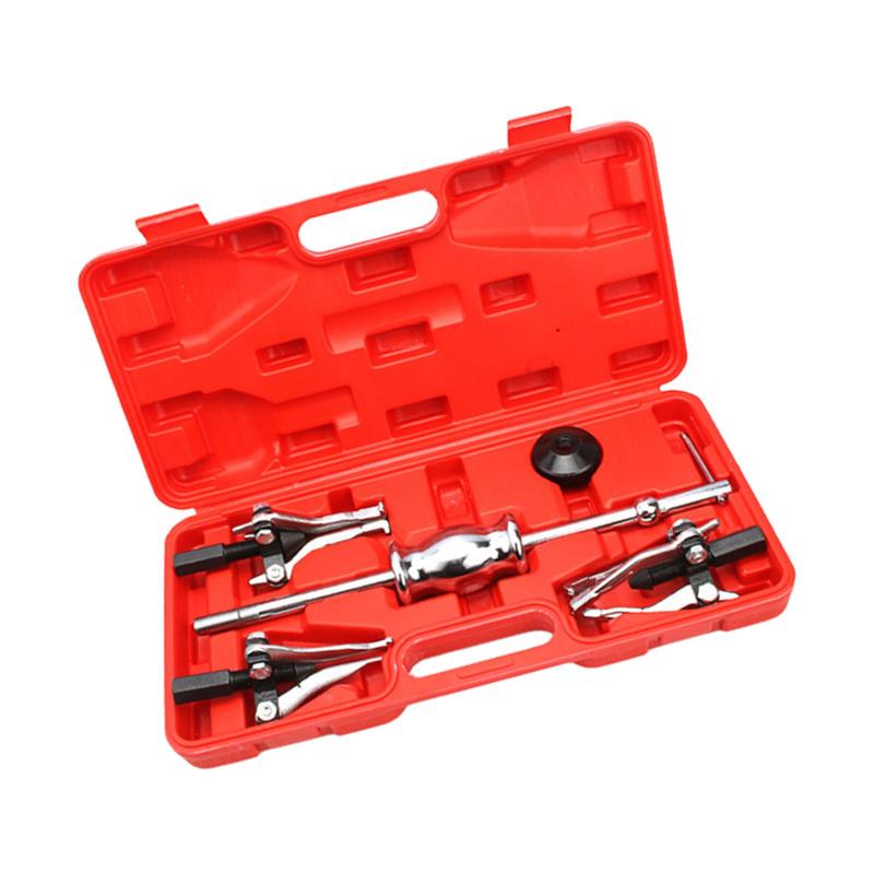 5Pcs Slide Hammer Puller Set Dent Hub Gear Puller Tool Metal Internal and External Puller for Pulling Out Gears Bearings