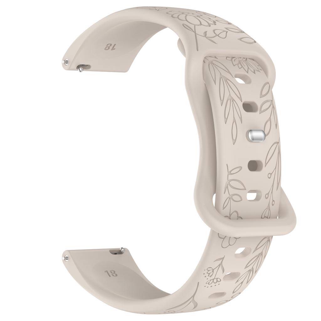 18MM 20MM 22MM Gravírovaný remienok pre Samsung Galaxy Watch 6 Classic 7 6 5 Sport Silikónový remienok pre Huawei Watch GT3 GT4Pro Remienok na hodinky