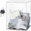 Openable Clear Acrylic Piggy Bank With Lock& Key, Reusable Money Saving Box For Adults Kids For Birthday