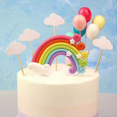 10//40pc Love Heart Birthday Cupcake Toppers Party Baby Shower Wedding Cake Decor