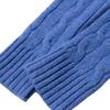 Polo Ralph Lauren Solid Color Small Pony Embroidered Cable Knit Round Neck Slim Fit Long Sleeve Sweater Women Sweater Blue WMPOSWENC021034-400