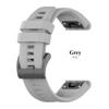 26mm 22mm 20mm QuickFit Silicone Strap For Garmin Fenix 8/Tactix 8/Enduro3/Fenix E 7X Bracelet Wristband Forerunner 965/955 Band
