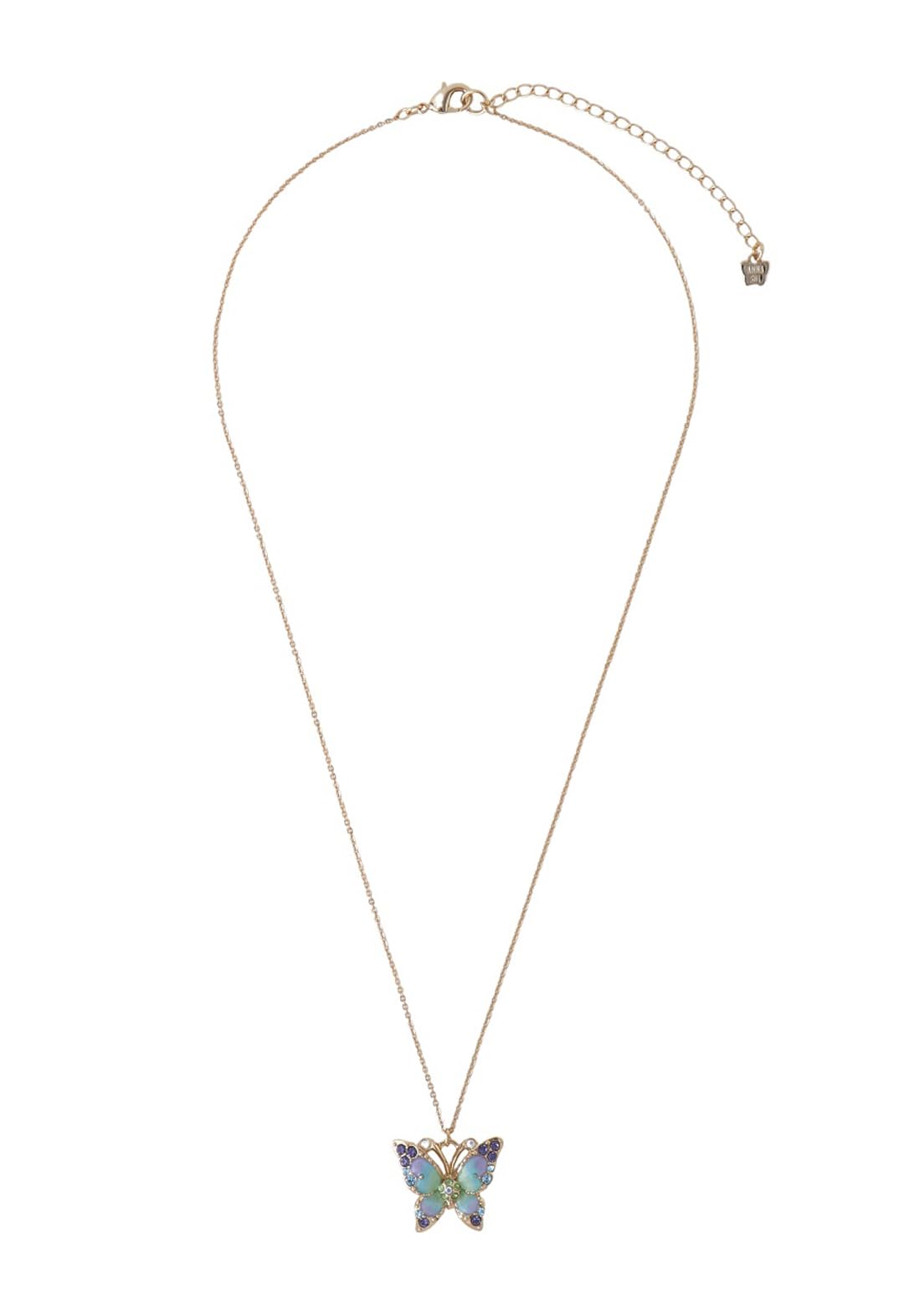 

Anna Sui Butterfly Motif Necklace SAMN201150XB синій