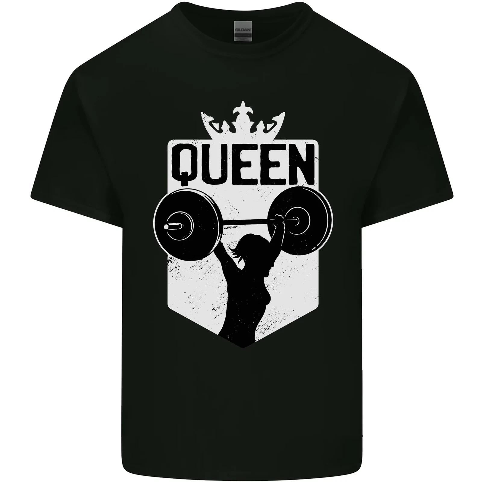 

Gym Queen Female Bodybuilding Training Kids T-Shirt Childrens L