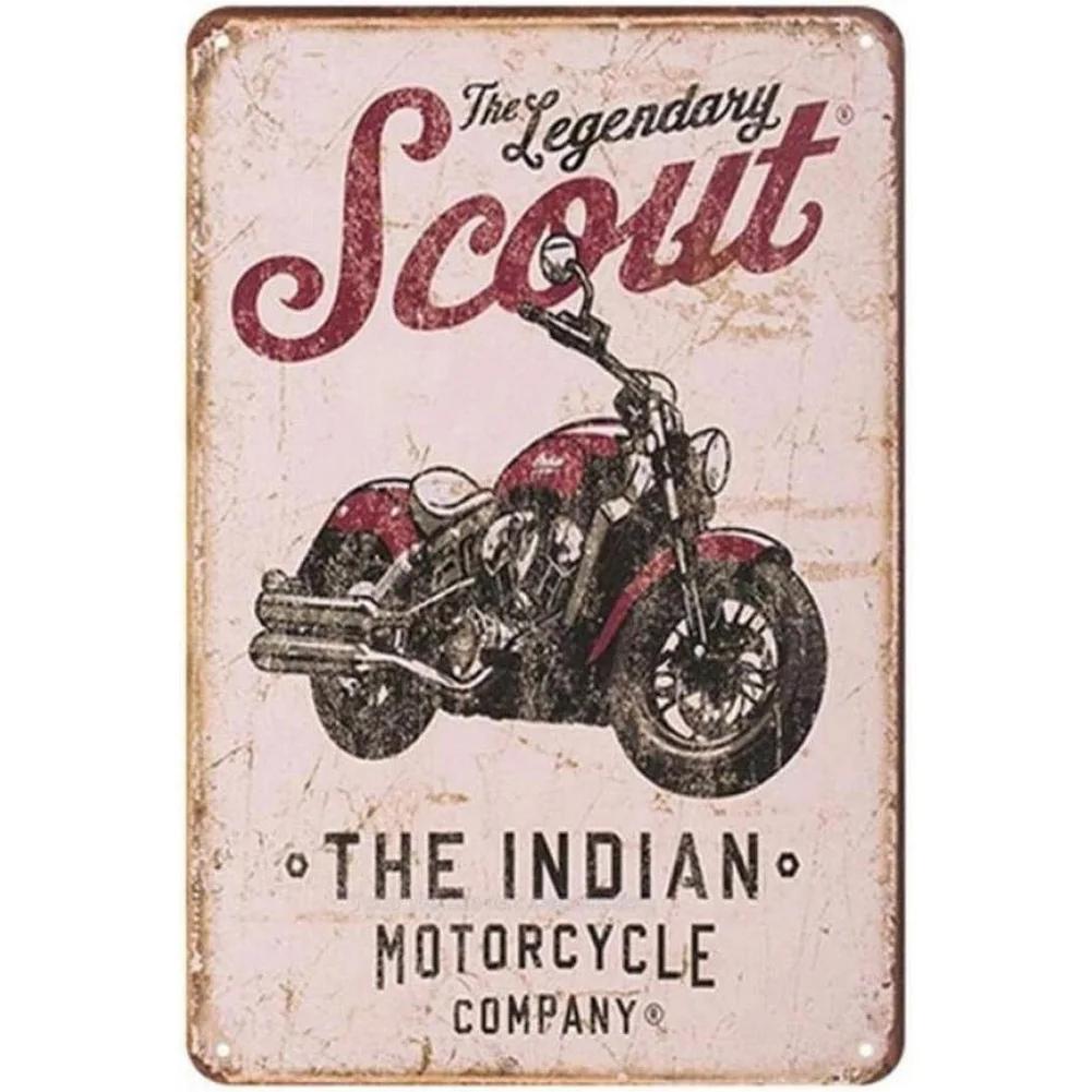 Vintage klasické motocykly Kovové plechové cedule Plakáty Talíř Nástěnná dekorace pro domácí bary Garáž Kavárna Kluby Retro plakáty Plakáty