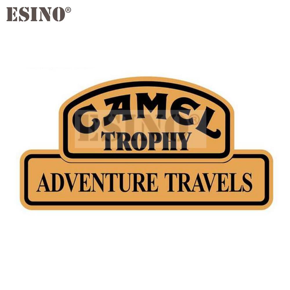 Style de voiture Créatif Drôle Camel Trophy Autocollant Décoratif Dessin Animé PVC Décalcomanie Imperméable Carrosserie Voiture Miroir Garde-boue Motif Vinyle