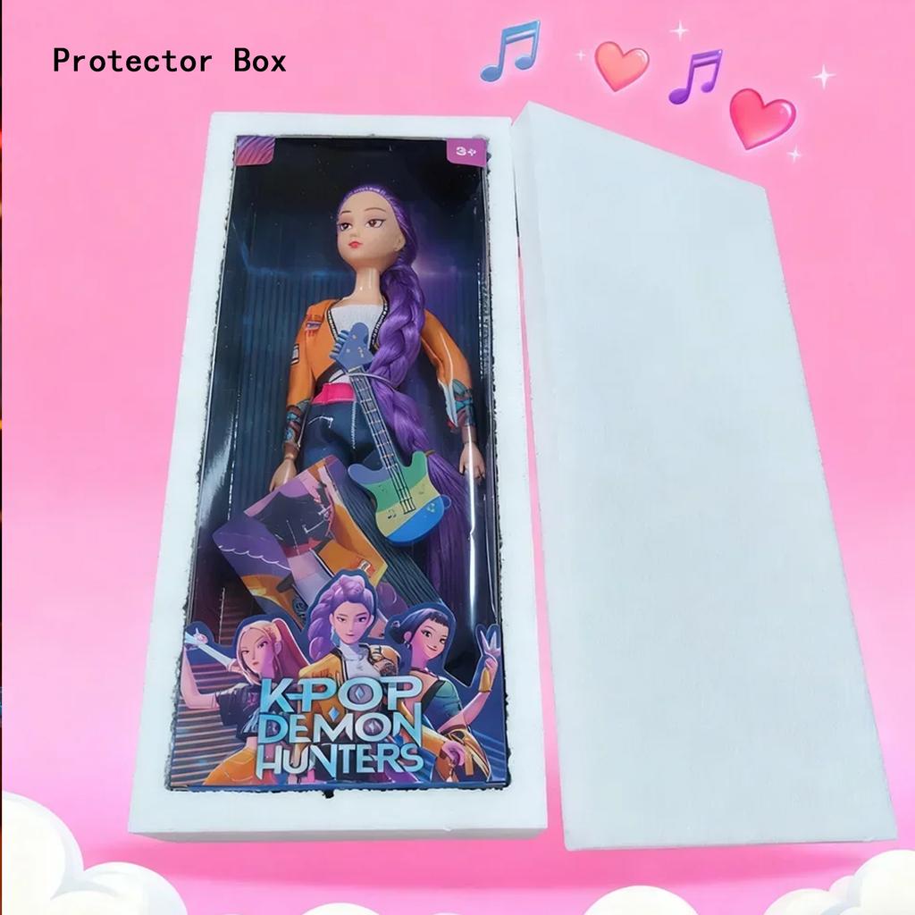 Best-Selling Highly Restored Character Vinyl Toy - 30cm Kpop Idol Demon Hunters Anime Doll (Rumi/Mira/Zoey) - Surprise Birthday