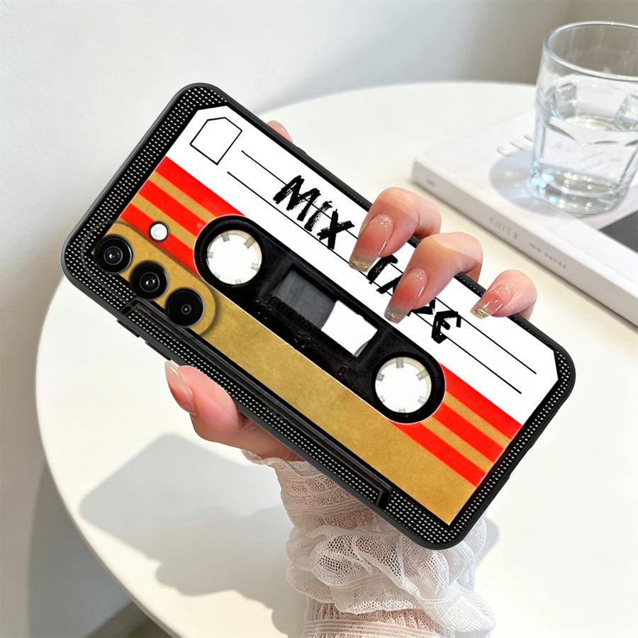 Stripe Vintage Cassette Phone Cover Case for Samsung Galaxy A57 A23 A05 A37 A25 A16 A73 A51 A15 A55 A06 A13 A41 A50 A52 A36 A53