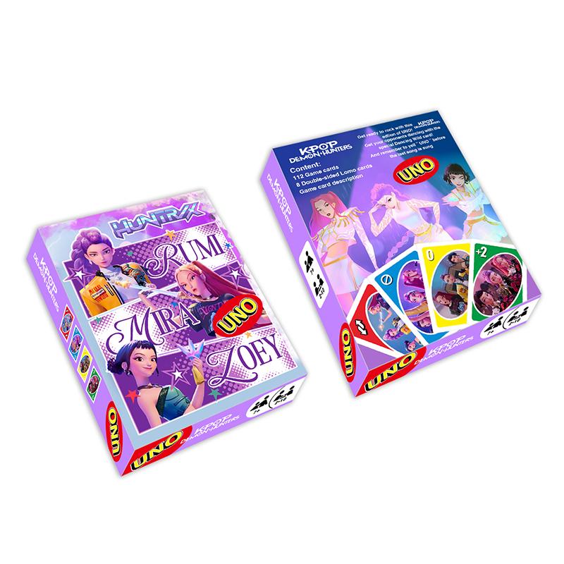 

120Pcs Tabletop Game Cards Set Funny Kpop Demon Hunters Poker Card Punishment Card Game Party Board Game Prop Collection Cards