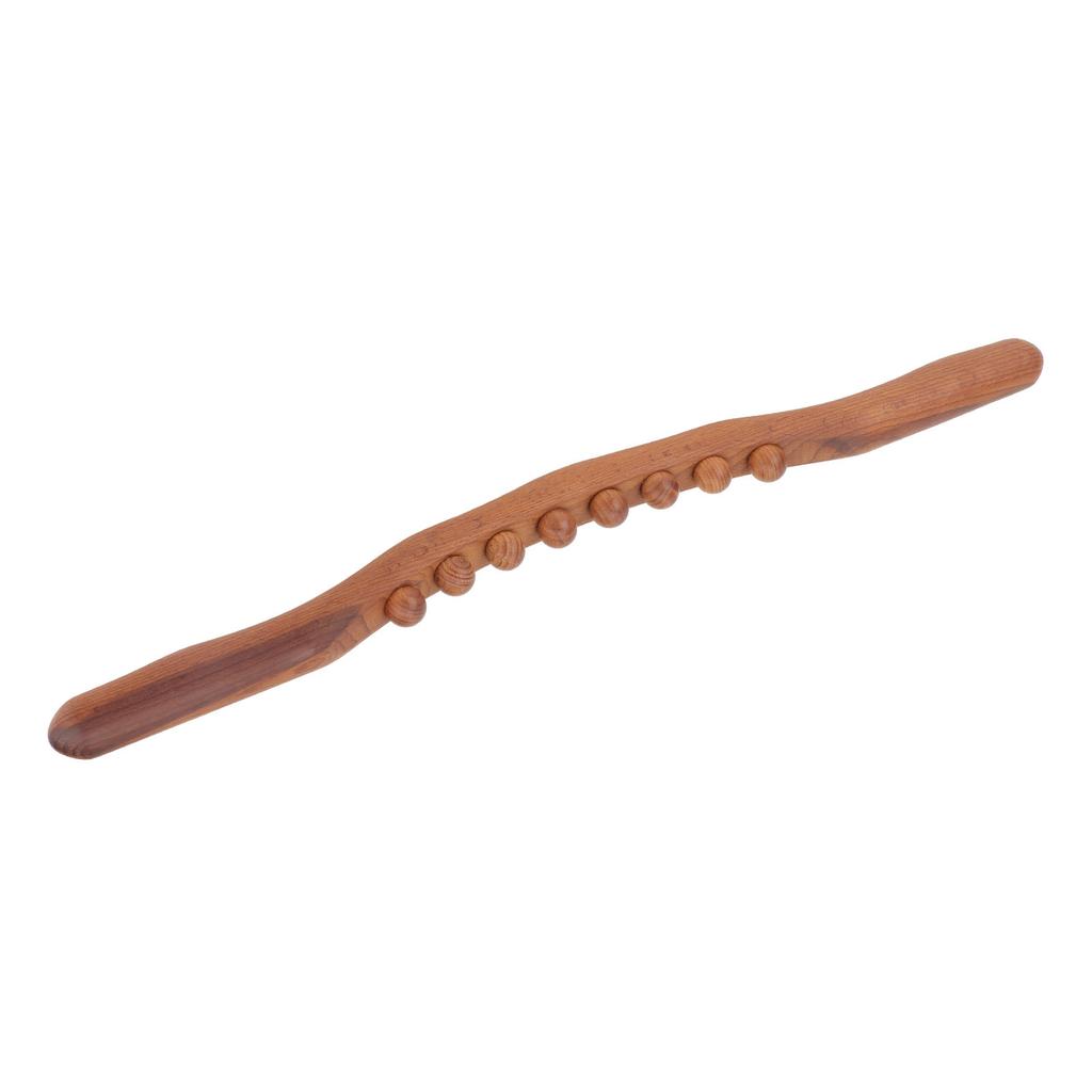 Sha Massage Tool Men Women Handheld 8 Bead Muscle Relax Wooden Scraping Stick for Neck Back
