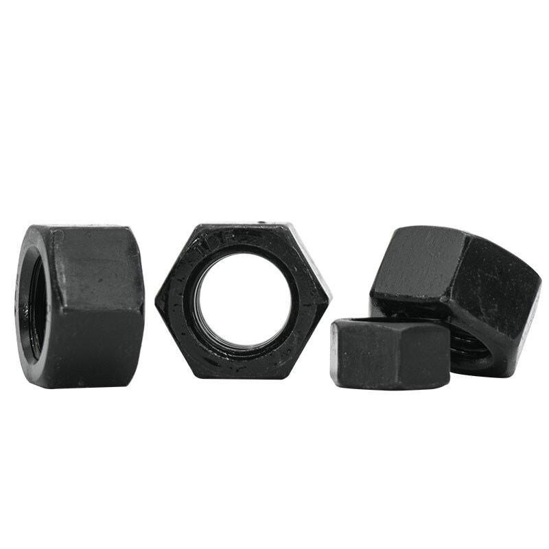 Bingyu BY-506 Grade 8 Black Hex High-Strength Carbon Steel Nut