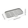 45° Silicone Faucet Mat Kitchen Sink Tray Soap Dispenser Sponge Drain Pad Sink SplashDrying Mat Countertop Storage Tray SoapTray