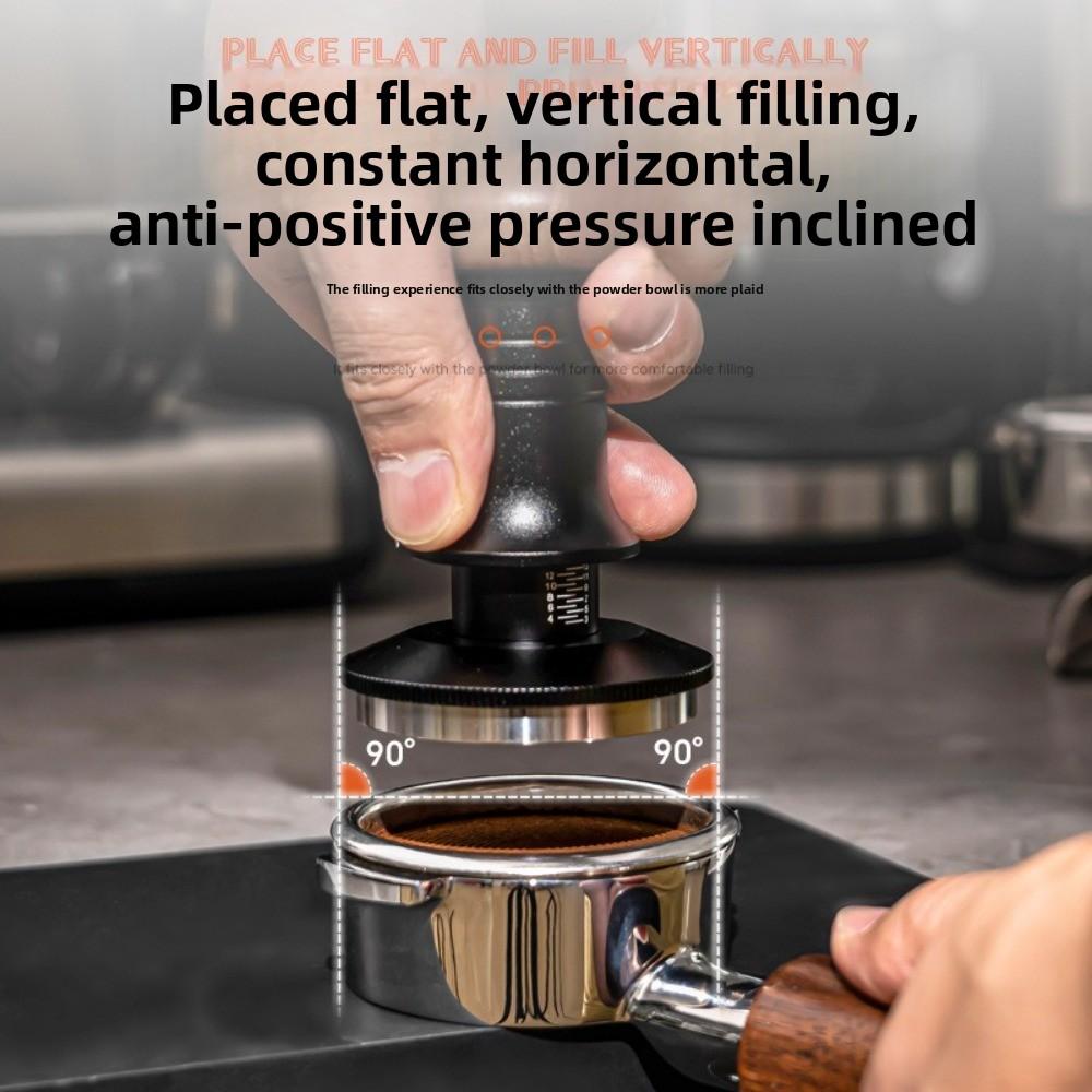 Portable 51/53/58MM Coffee Tamper Stainless Steel Base Wooden Handle DIY Coffee Tool Durable Barista Tool Coffee Shop