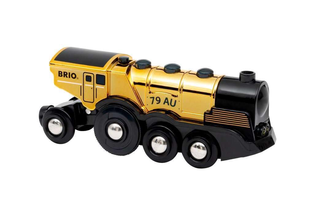 BRIO WORLD Mighty Gold akční lokomotiva 33630