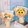 Sunflower Rose Soap Flower Bouquet for Gaokao & Zhongkao Graduations, Ideal Gift for Students, Friends, and Teachers