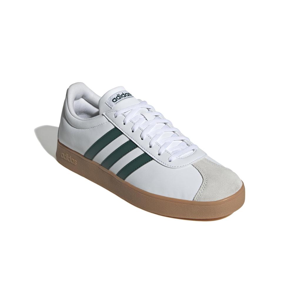 Adidas VL Court Base NLF52 Footwear One Size Cm Sneakers, White/College Green/Grey (ID3710), 23.0