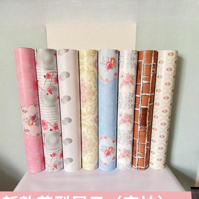 Retro Waterproof Self-Adhesive Wallpaper TV Background Wallpaper Bedroom Room Student Dormitory Home Use Self-Stick Wallpaper