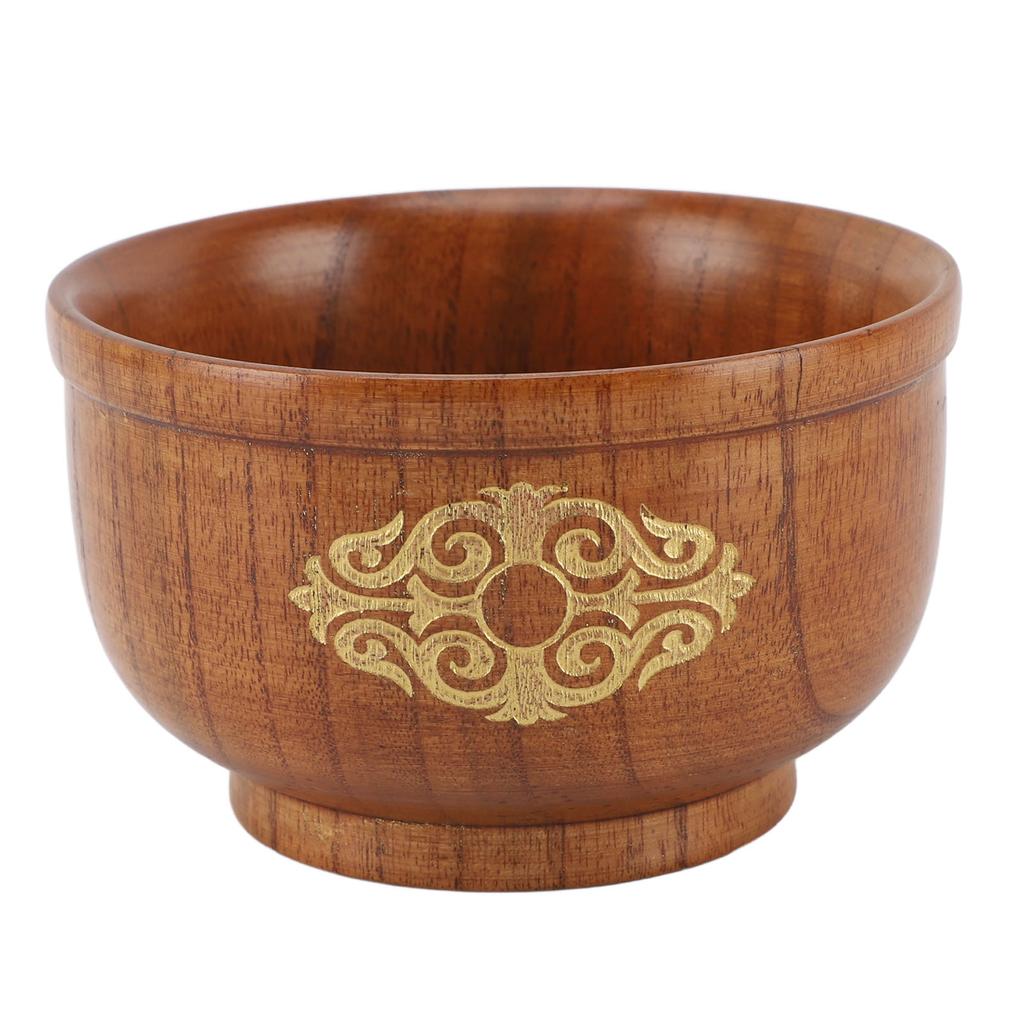 Bol lemn Jujuba acru   Anti-opărire   Bol de orez pentru mâncare ceai cu lapte supă