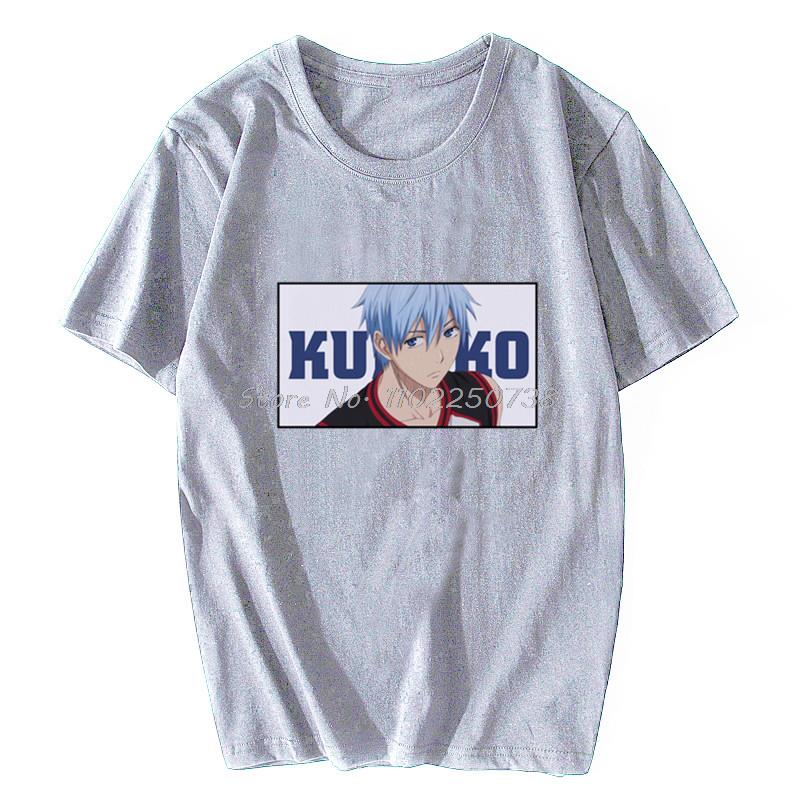 Japan  Anime Kuroko No Basket Funny Print T Shirt Men Harajuku Manga Summer Tops Causal Basketball Cartoon Tee Anime Shirt