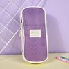 Double-layer Retractable Pencil Case, Large-capacity, Korean and Japanese Style, Macaron Color Block Design, Upgraded Pencil Box.