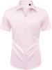 Four-sided Stretch Dress Shirt Men's Slim-fitting Long-sleeved Solid Color Simple Men's Shirt Business Casual Men's Clothing