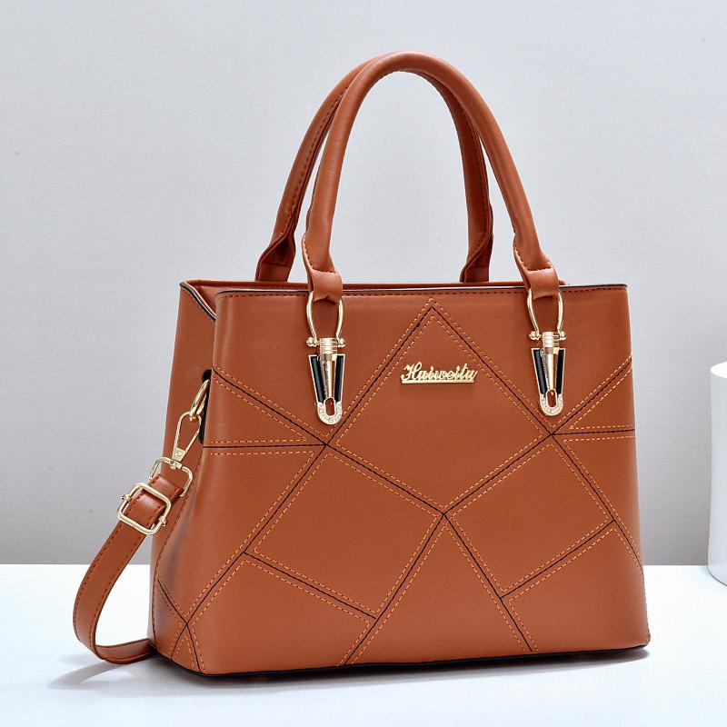 High Quality Pu Leather Ladies Handbags Women Luxury Designer Shoulder Crossbody Bags Large Capacity Shopping Messenger Sac