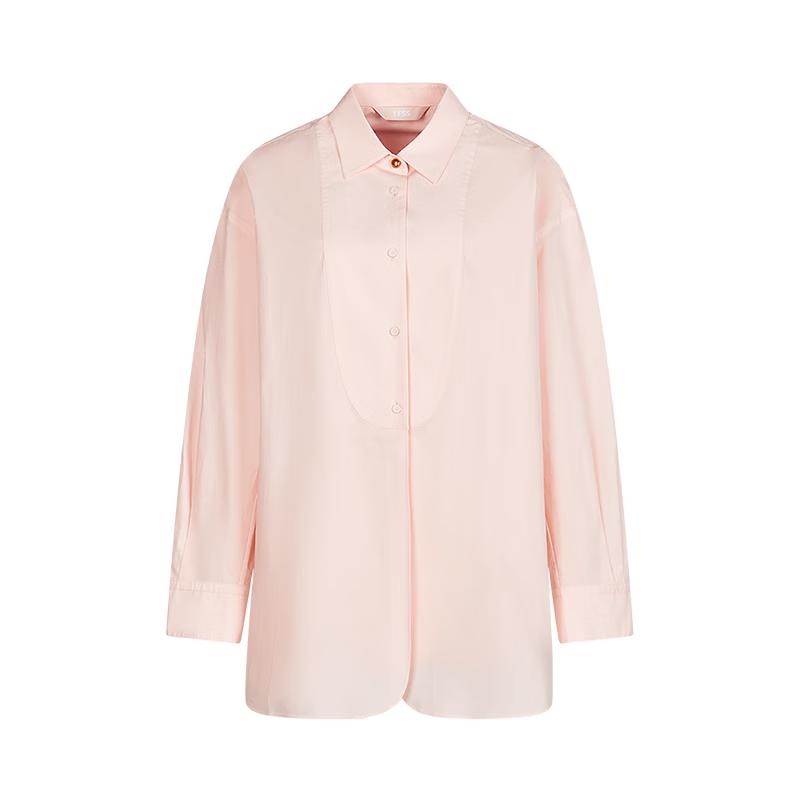 

LESS 2025 Autumn H-Shaped Loose Long-Sleeve Shirt S