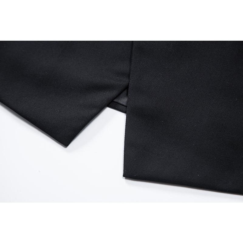 Mens Single Breasted Slanted Placket Formal Suit Waistcoat Vest For Wedding Party