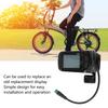 Electric Bike LCD Display Meter Low Failure Rate Water Proof Simple Design Electric Bike Accessories for E Scooter Replacement